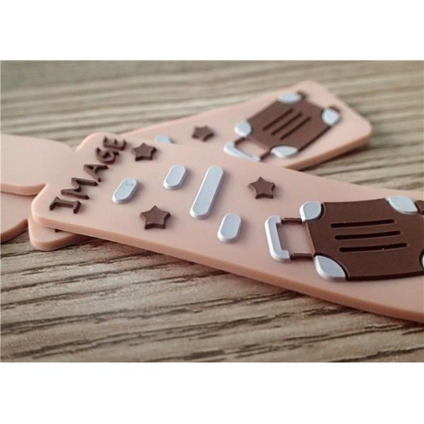 Профессиональные изготовленные на заказ заплаты кремния с блинтованием 3Д соединяют логотип для багажа