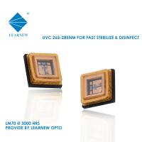 3535 puces LED UVC 0,5 W-1 W Longueur d'onde étroite 250 nm-280 nm Pour la stérilisation