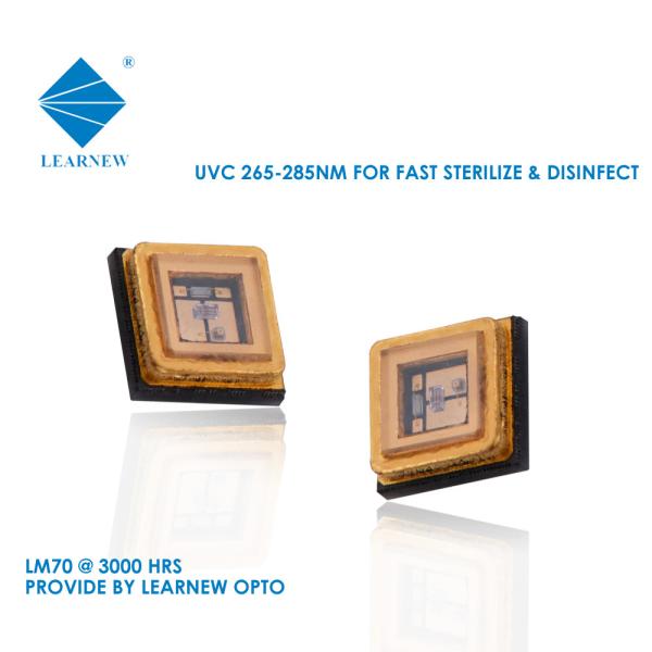 100mA 3535 тип Smd ультрафиолетовое 250-280nm приведенное привел обломок 1w 3w 10w 5-7V
