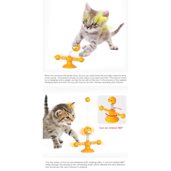 Любимец кота качества еды забавляется кот TPR весна забавляется шарик киски взаимодействующий