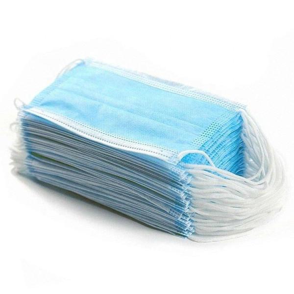 Blue Disposable Medical Mask 25 + 25 + 25gsm Respiratory Protection