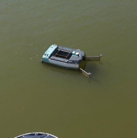 Multipurpose Aluminum Alloy River Cleaning Boat 50KG Rated Load 2750 X 1660 X 1050