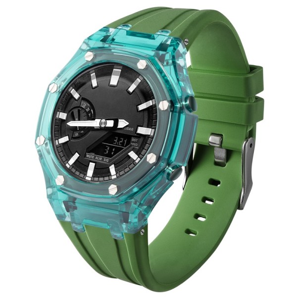 Translucent Mod Kit for Casio GA-2100 / GA-2110 / GA-B2100 — Available in Green, Blue, White