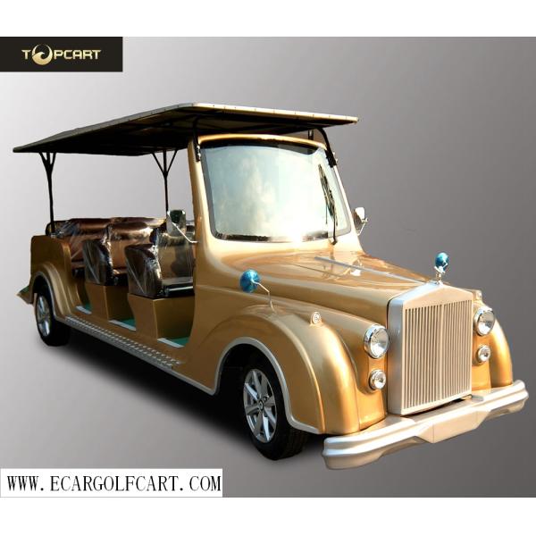 48V 8 Seater Electric Classic Car With Aluminum Chassis For Sightseeing