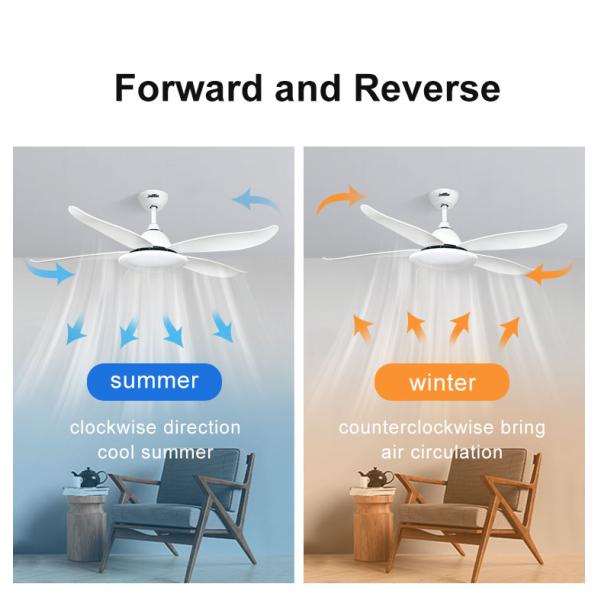 Casa Moderna Ventilador de teto de 48