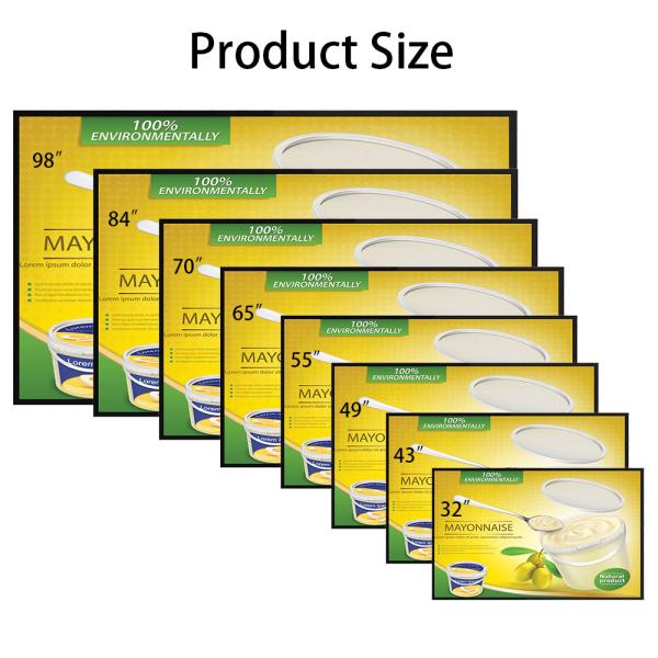 Стена 43 дюймов установила Signage цифров рекламируя экран касания LCD HD