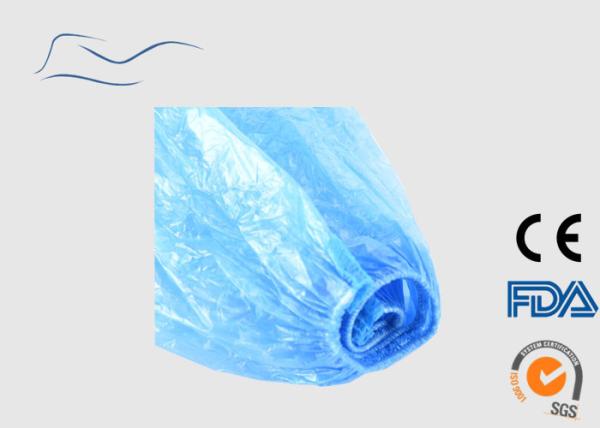 Hand Made PE Disposable Plastic Arm Sleeves Blue Color 20 * 45CM 3G