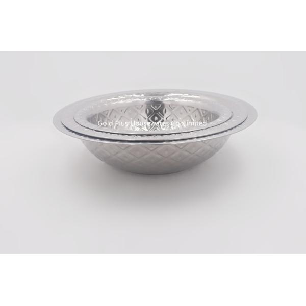 36cm Kitchen utensil metal soup deep basin various sizes grade steel rice bowl