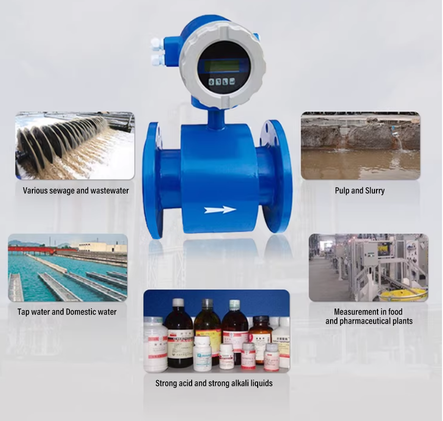 Widely Used Integrated Magnetic Flow Transmitter Electromagnetic Water Meter DN10-50