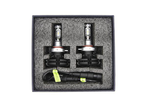 50W 6000lm High Lumen Super Bright Led Headlamp / 9005 H4 LED Headlight 6500k