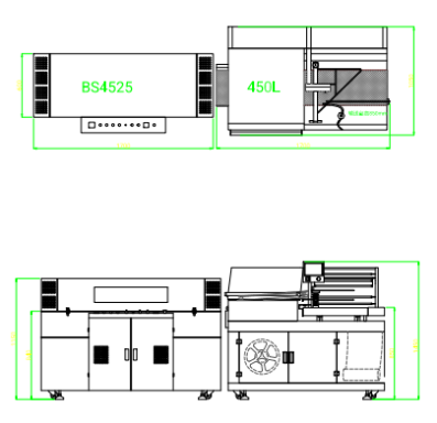 Fully Automatic L-Type Sealing Shrink Wrapping Machine with Compact Footprint Easy Installation and High Durability Printing