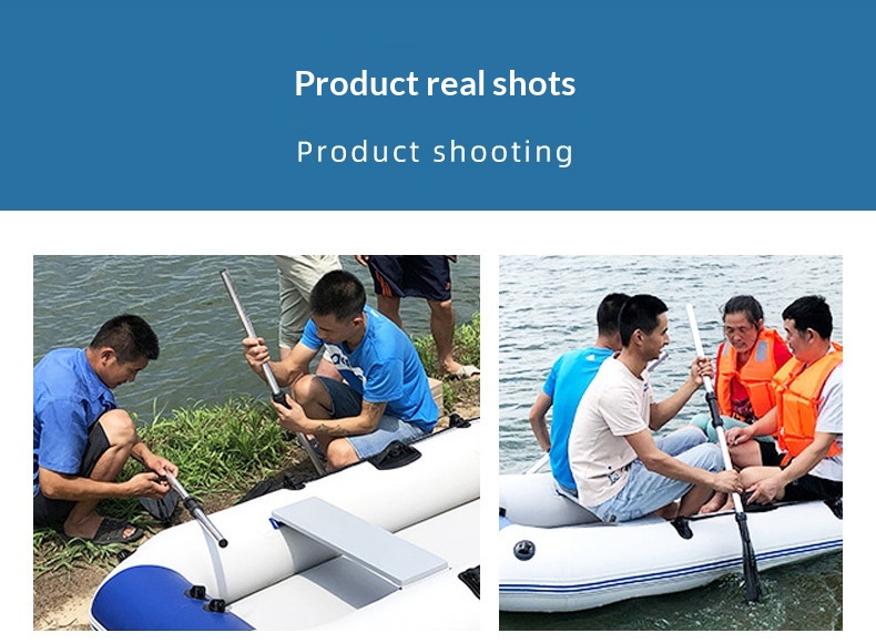 Paddle Wholesale Outdoor Water Sports Aluminum Alloy Rowing Paddle Kayak Inflatable Boat Hand-cranked Thickened Oar Paddleboard