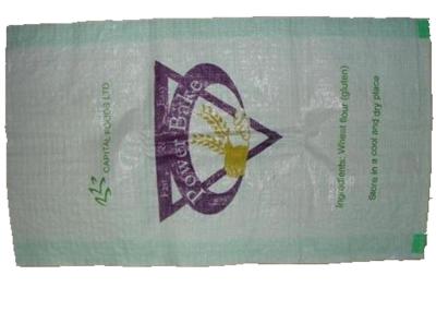 Biodegradable PP Woven Flour Packaging Bags 10 Kg 25 Kg 50 Kg Free Sample