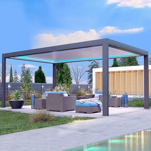 Adjustable Electric Pergola Perfect for Outdoor Garden Yard Terrace and Roof Event