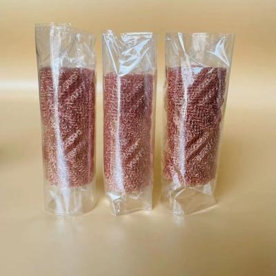 Copper Knitted Metal Wire Mesh , Pure Copper Mesh For Mice Customized