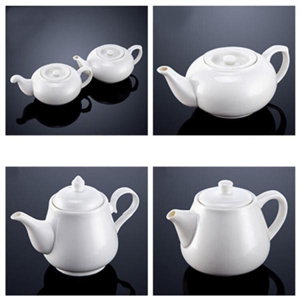 OEM Savall White Ceramic Milk Jug Porcelain Bubble Teapot Tableware Accessories