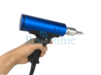 Handheld Ultrasonic Plastic Welder , 28KHz Ultrasonic Plastic Welding Machine