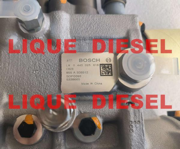 Fuel Injection Pump 0445025618 5338665 Common Rail Injection Pump 0 445 025 618 For QSL9.3 QSL93 Engine