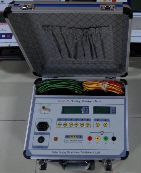 High precision Winding Resistance Tester 2A quick speed measuring the DC resistance strong anti-interference capability