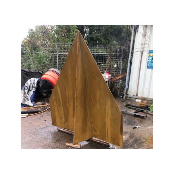 Фабрики скульптура Кортен открытого сада прямой связи с розничной торговлей стальная в запасе