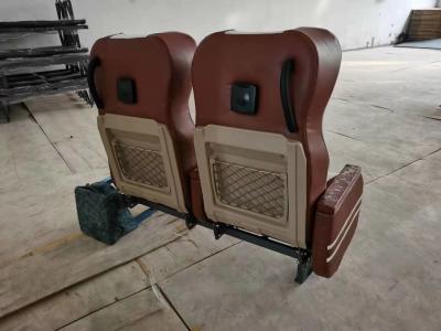 2+2 Layout Easy Reclining Deluxe Luxury Bus Seats With Magazine Holder