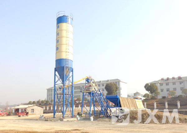 35m3/H 60kw Stationary Concrete Batching Plant ISO CE Certification