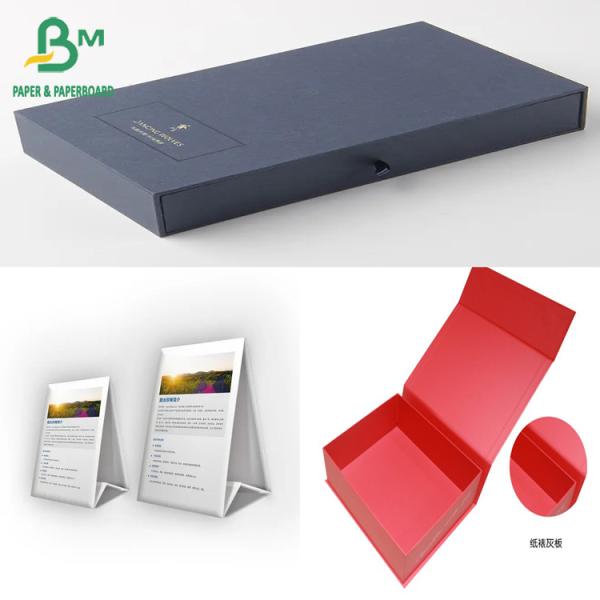1.0mm1.5mm Laminated Color Thick Board Black Red Gold Gray Brown One Side With Gray Back