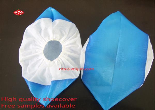 Waterproof Non Skid Laminated Plastic Disposable Shoe Cover