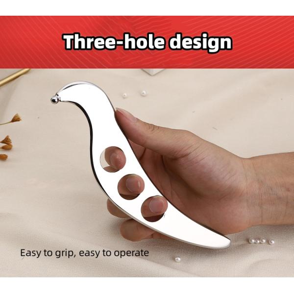 Stainless Steel Scraping Board for Effective Muscle Massage and Tension Relief