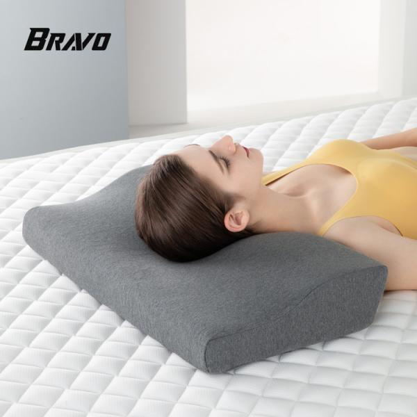 Total 100% Pure Memory Foam Cervical Pillow for Neck Support and Spinal Alignment