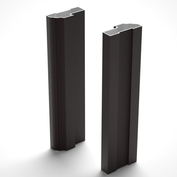 Покрытие порошка профиля конструкции OEM 6063 анодированное алюминиевое