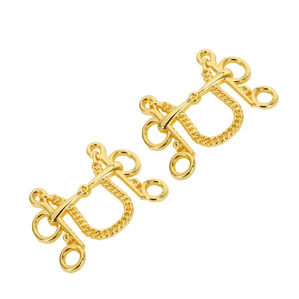 Fashion Gold Metal Lock Accessories Handbag Lock Decoration Part