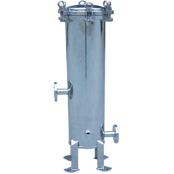 Stainless Steel Pre Water Filtration System 304 316 SS 10 20 inch Single Cartridge Filter Housing
