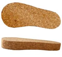 Tearproof Cork Sole Wedges Insoles Flexible natural 5000pcs de pouco peso