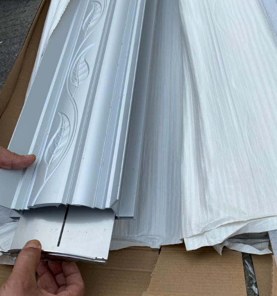 Custom Decorative Plaster Cornice Aluminum Mould Supplier Film Coated
