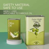 Almacenamiento a prueba de fugas de aceite de oliva lata / lata de lata de color personalizado lata de metal con capacidad de 1-20L
