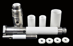 Piezas de cerámica de la circona