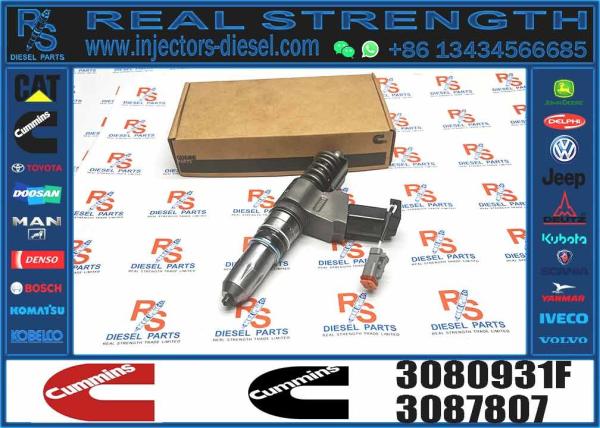 Peças para automóveis Injetor de combustível diesel 4307516 6087807 3080931F Para motor diesel CUMMINS N14