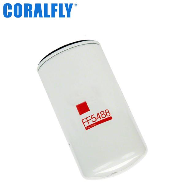 CORALFLY Cummins Engines FF5488 Diesel Engine Fuel Filter High Efficiency Fuel Spin - On Fuel Filters