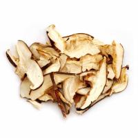 Rire de champignon Chipotle de champignon Shiitake séché dans le sac Texte sèche