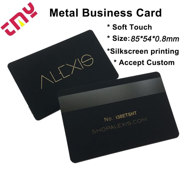Professional Custom Design Soft Touch Business Card With Box