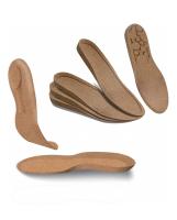Confortável Eco-amigável absorvente suado de Cork Insole Cork Shoe Inserts
