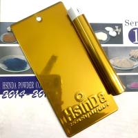 Revestimiento con cromo 24k Efecto de oro puro Dobles capas Revestimiento electrostático en polvo para muebles de lujo