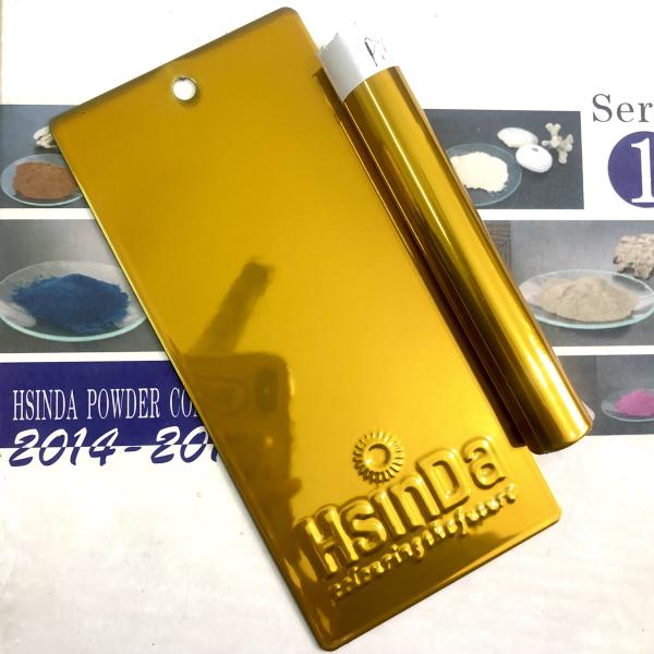 Supper Glossy Mirror hydro Chrome Gold powder paint Electrostatic Spray Powder Coating Bonding Powder for Metal Furniture