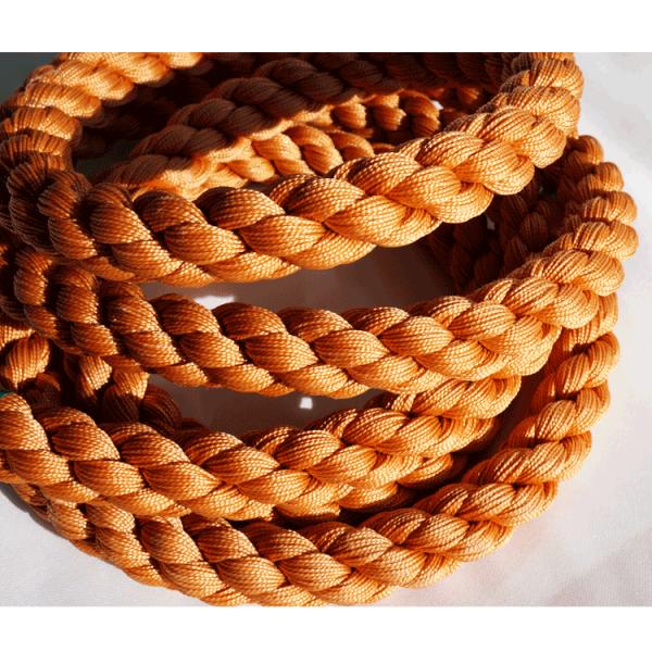 PP 3 Strands Twisted Rope Polyester Tire Line Fishing Wire Packing Rope With 220m Coil Length