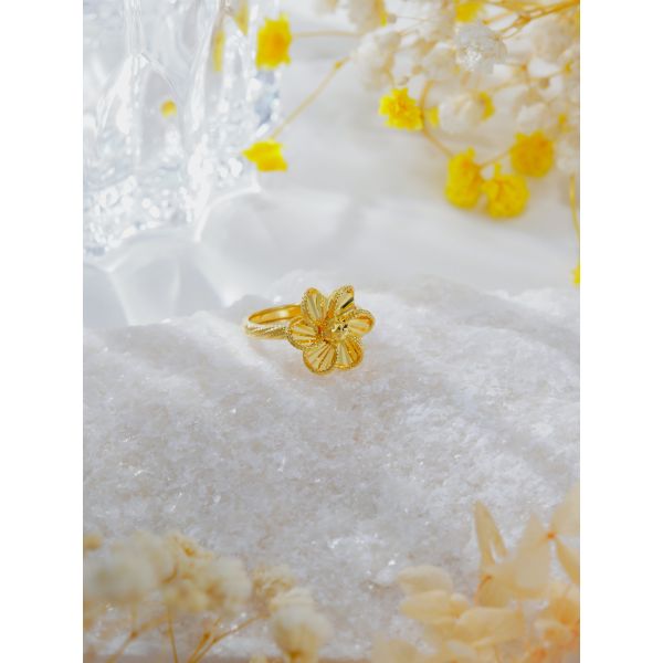 Christmas gift jewelry 18K gold customized type flower pendents rings earrings