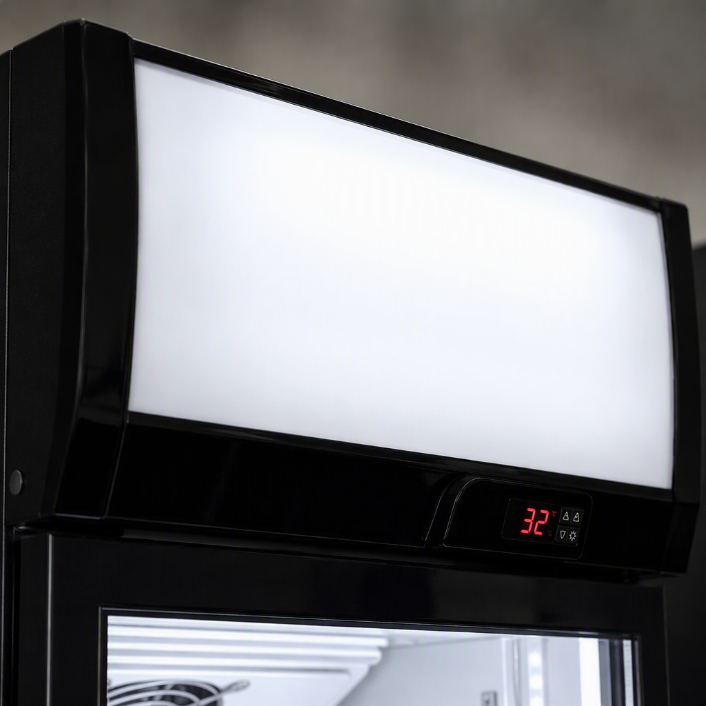 Commercial Glass Door Beverage Cooler with Adjustable Shelves LED Lighting and Energy Efficient Design