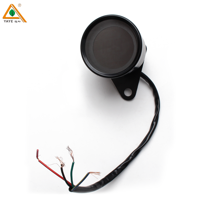 Universal LED Digital Speedometer Meter for Motorcycles 7 Color Lighting Changes New Condition