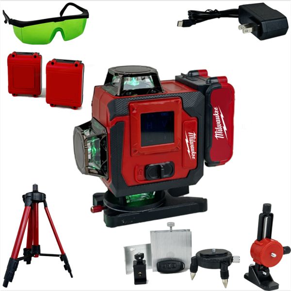 Lightweight 16 Lines Milwaukee Laser Level Rechargeable Laser Level