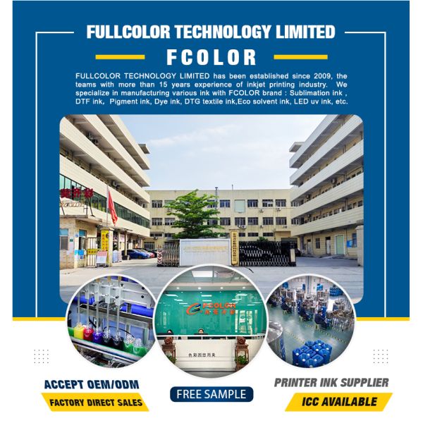 Fcolor 1000Ml Digital Transfer Printing Pigment White Ink Pet Film Printer Dtf Ink for Eposn L1800 I3200 4720 L805 Xp600 Dtf Ink
